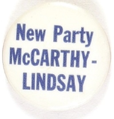 New Party, McCarthy and Lindsay