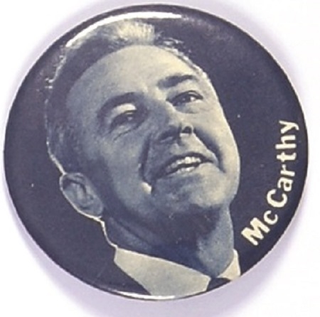 McCarthy Large Blue and White Picture Pin