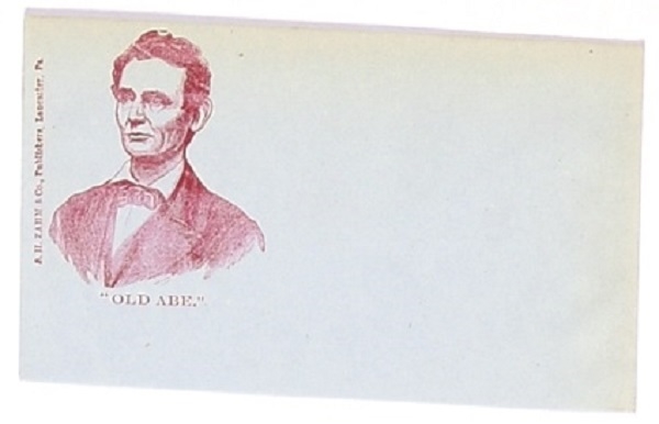 Lincoln Old Abe 1860 Cover
