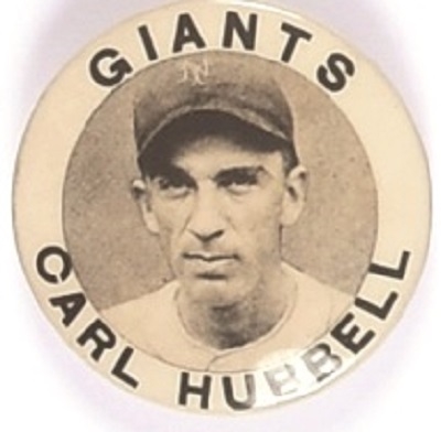 Carl Hubbell New York Giants