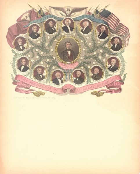 Franklin Pierce Color Print
