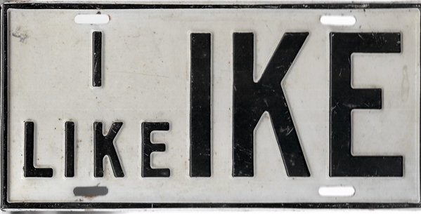 I Like Ike License Plate