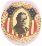 William Howard Taft Colorful Shield Celluloid