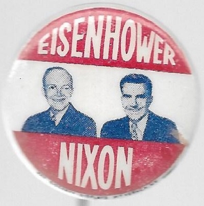 Eisenhower, Nixon Scarce RWB Jugate