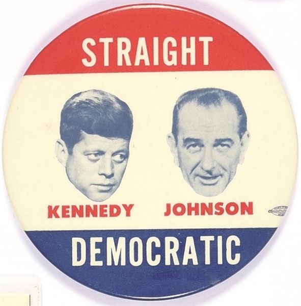 Kennedy, Johnson Straight Democratic Jugate
