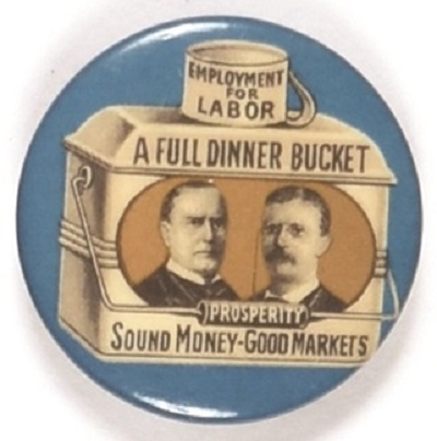 McKinley, TR Blue Dinner Pail