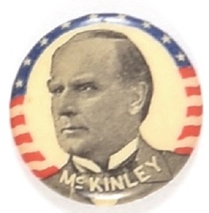 McKinley Sweet Caporal Cigarettes Pin