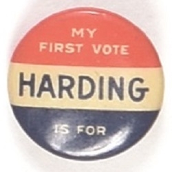 Harding My First Vote