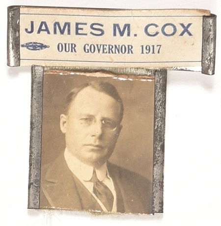 Cox Our Governor 1917 Badge
