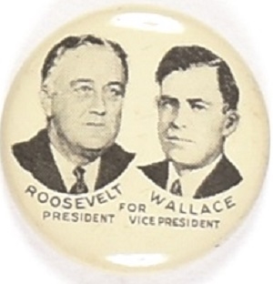 Roosevelt, Wallace Litho Jugate