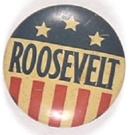 Franklin Roosevelt 3/4 Inch Stars Litho