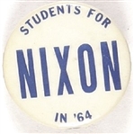 Rare Students for Nixon in 64