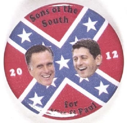 Romney, Ryan Confederate Flag Jugate