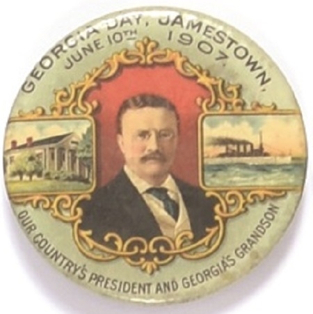 Theodore Roosevelt Jamestown Exposition Pin