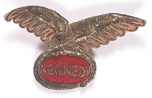 Kennedy Embroidered Eagle Pin