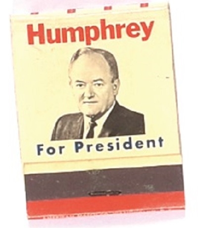Humphrey for President Matchbook