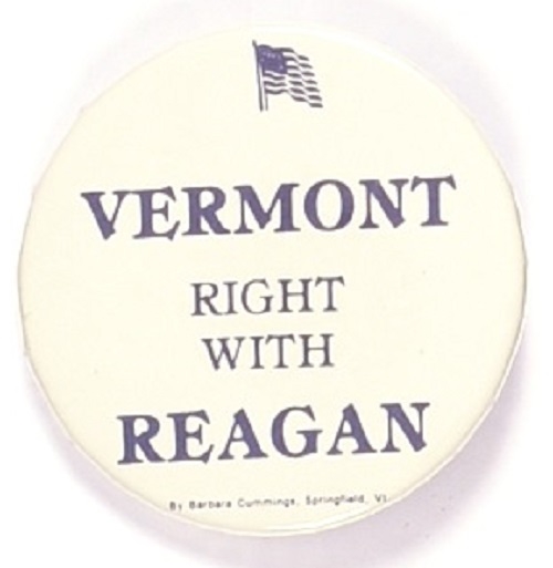 Vermont Right With Reagan White Version