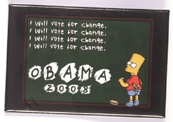 Bart Simpson Obama 2008