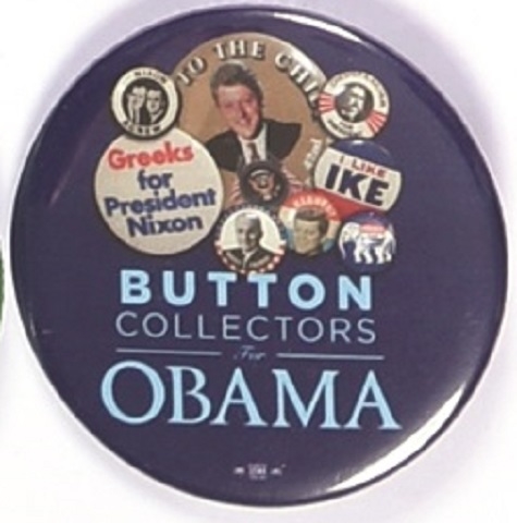 Button Collectors for Obama