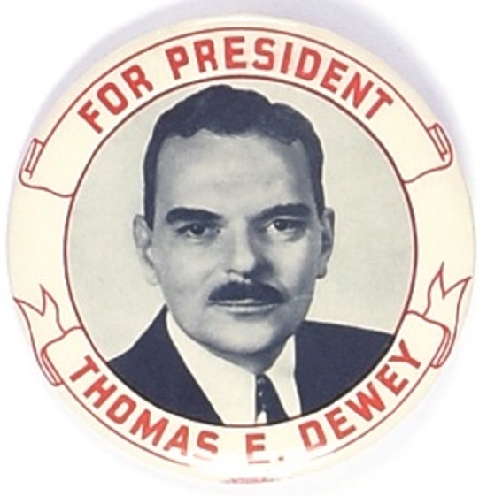 Dewey for President Red  Letters