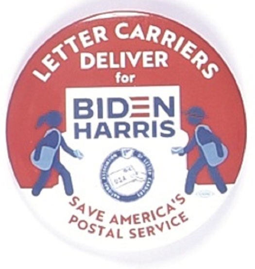 Letter Carriers Deliver for Biden, Harris