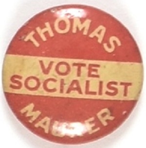 Thomas, Maurer Vote Socialist Litho