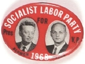 Blomen, Taylor Socialist Labor Party Jugate