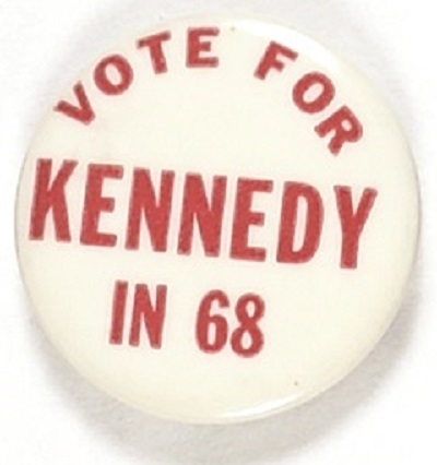 Vote for Kennedy in 68
