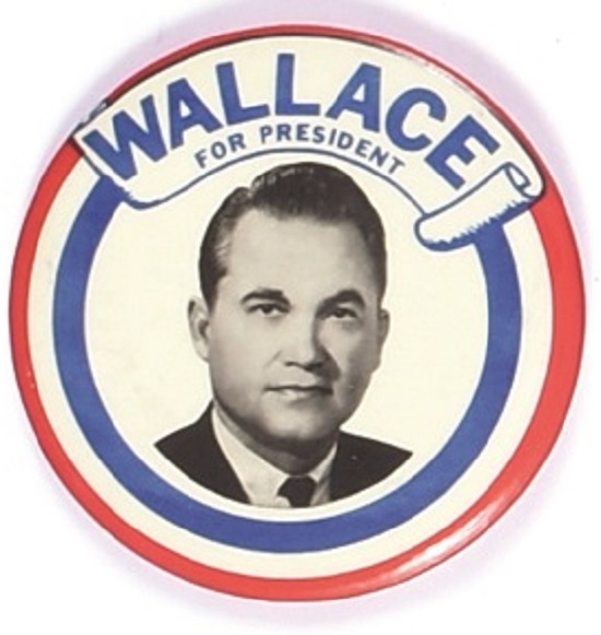 Wallace for President 1964 Celluloid