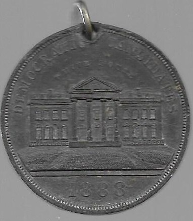 Cleveland, Thurman 1888 Campaign Medal 