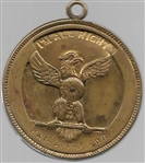 McKinley, Hobart "Broken Eagle" Mechanical Medal