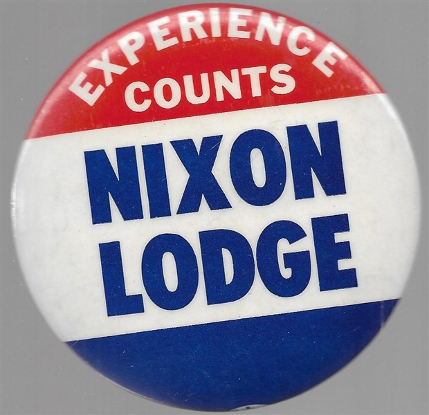 Nixon. Lodge Experience Counts