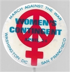 Womens Contingent March Against the War