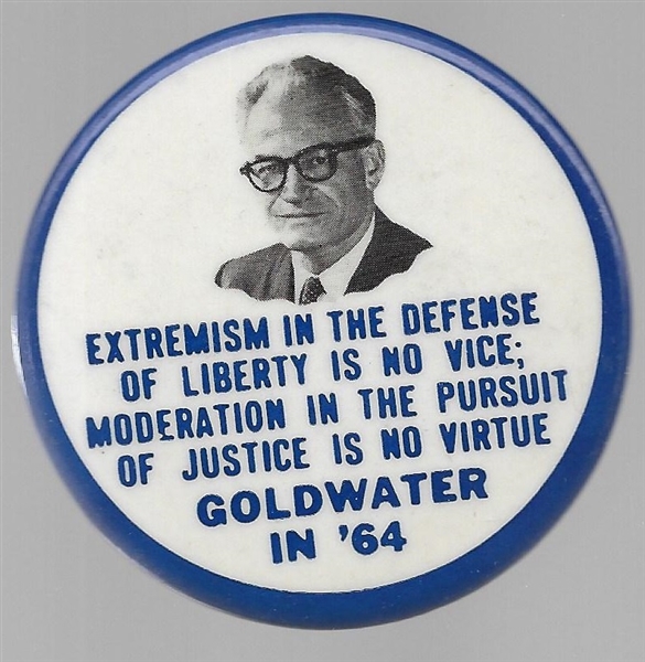Goldwater Extremism Pin 