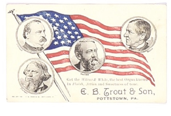 Pottstown, Pennsylvania, 1888 Trade Card