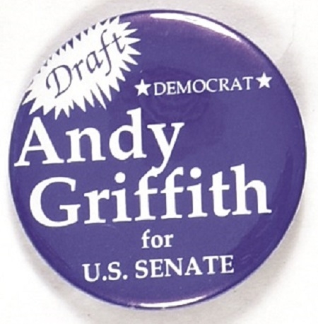 Andy Griffith for US Senate, North Carolina