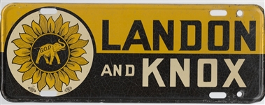 Landon and Knox Elephant, Sunflower License