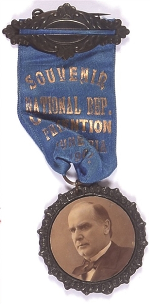 McKinley, Hanna Dick 1900 Convention Badge