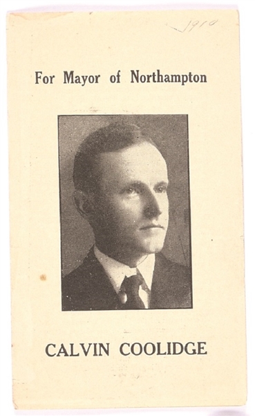 Coolidge for Mayor of Northampton Pamphlet