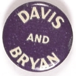 Davis and Bryan Purple Celluloid