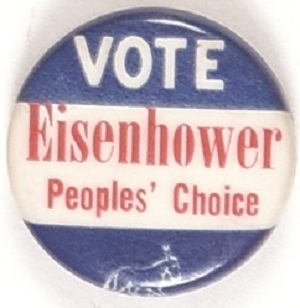 Vote Eisenhower Peoples Choice