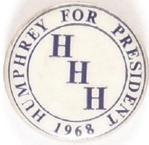 HHH Humphrey for President Blue Version