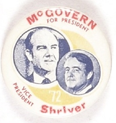 McGovern, Shriver Unusual Jugate