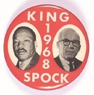 King and Spock Rare 1968 Jugate