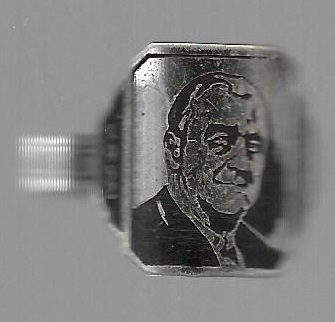 Franklin Roosevelt Metal Ring 
