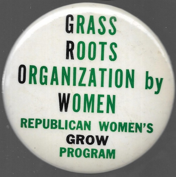 Goldwater GROW Womens Pin