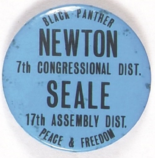 Black Panthers Newton, Seale California Celluloid