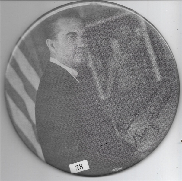 George Wallace Numbered 6-Inch Celluloid