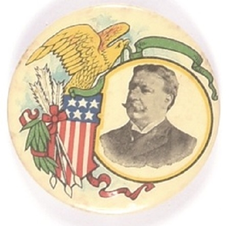 Taft Eagle and Shield 1908 Celluloid