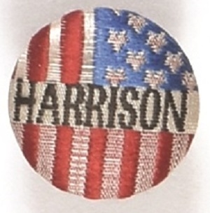 Benjamin Harrison Flag Stud, Curved Letters